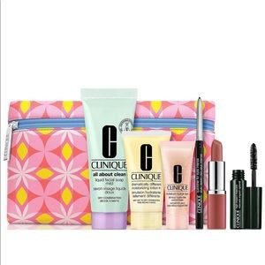 Clinique set mascara, lotion, hydro eye and more